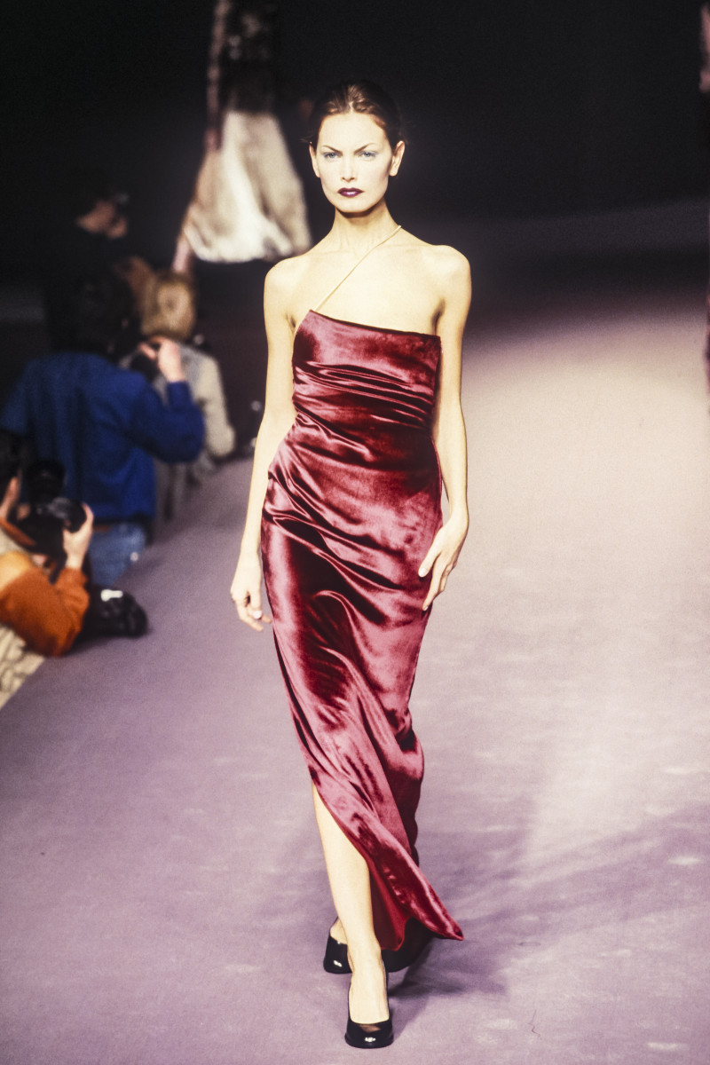 Gretha Cavazzoni featured in  the Guy Laroche fashion show for Autumn/Winter 1997