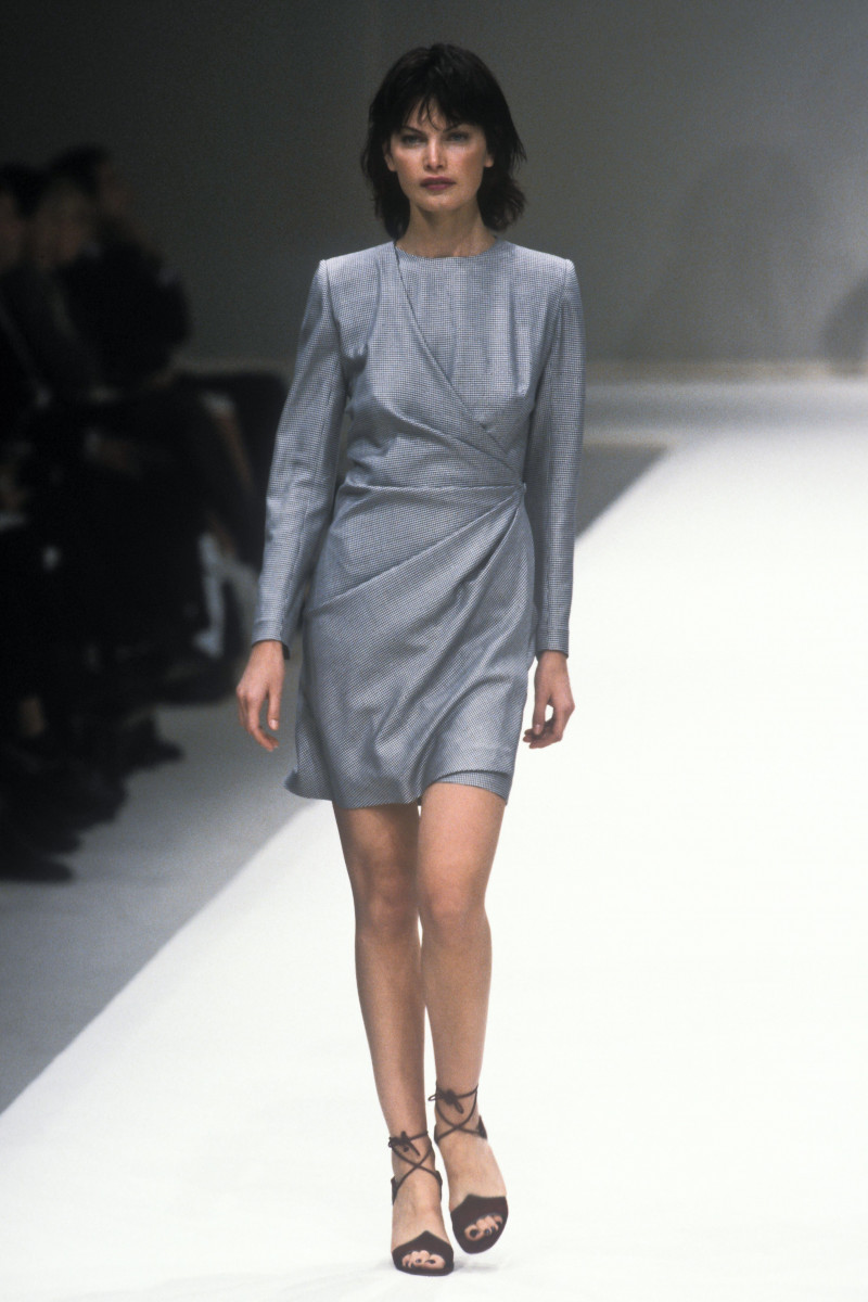 Gretha Cavazzoni featured in  the Emanuel Ungaro fashion show for Spring/Summer 1998