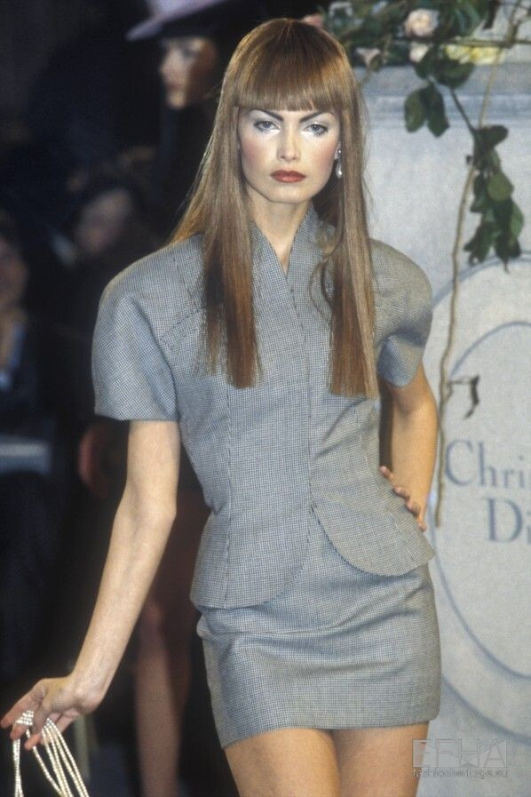 Gretha Cavazzoni featured in  the Christian Dior Haute Couture fashion show for Spring/Summer 1997