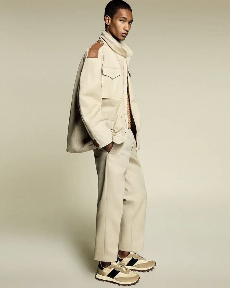 Joshua Seth featured in  the Tod\'s advertisement for Pre-Spring 2023