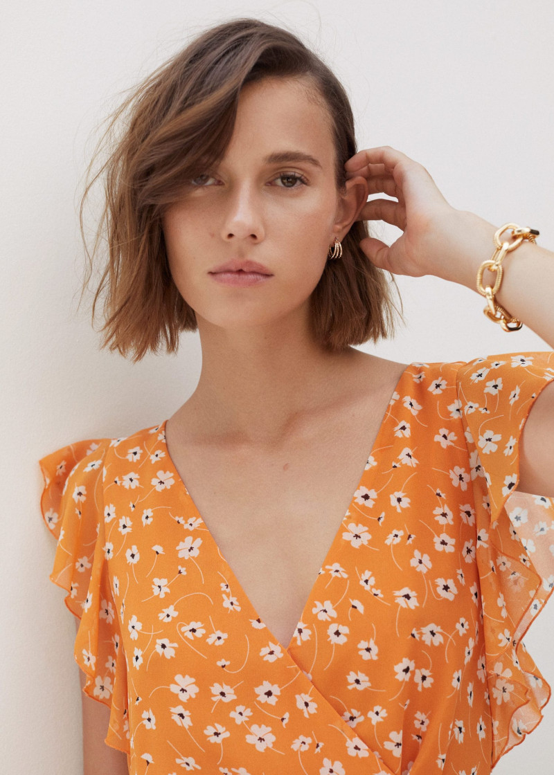 Mali Koopman featured in  the Mango Summery Fete lookbook for Summer 2019