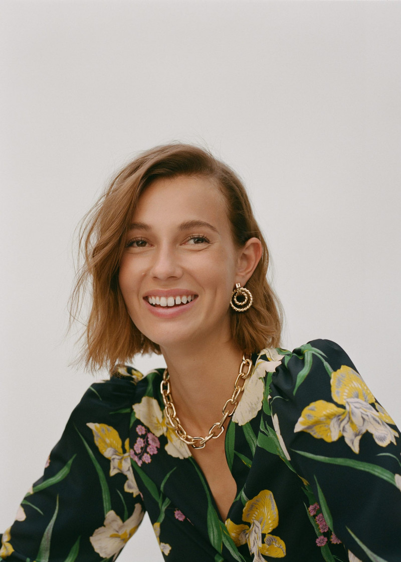 Mali Koopman featured in  the Mango Summery Fete lookbook for Summer 2019