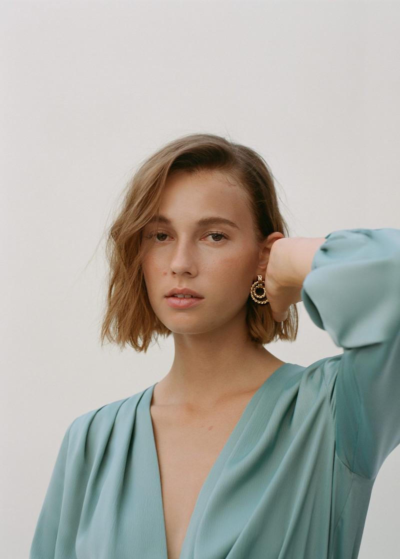 Mali Koopman featured in  the Mango Summery Fete lookbook for Summer 2019