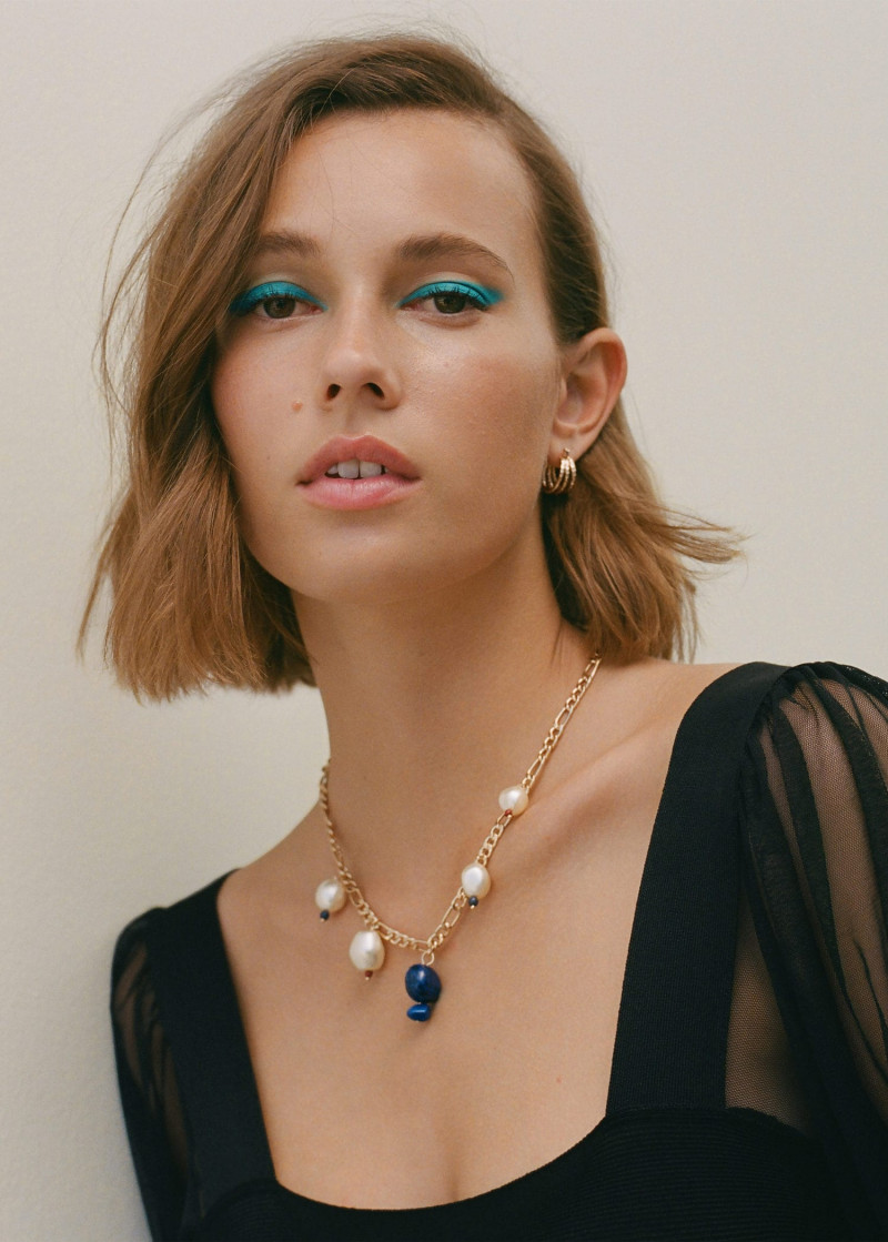 Mali Koopman featured in  the Mango Summery Fete lookbook for Summer 2019