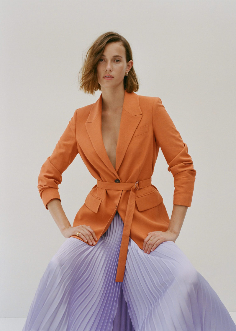 Mali Koopman featured in  the Mango Summery Fete lookbook for Summer 2019