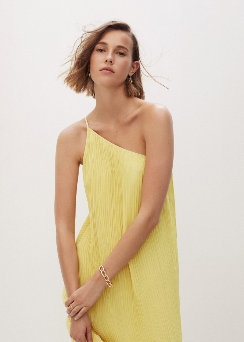 Mali Koopman featured in  the Mango Summery Fete lookbook for Summer 2019