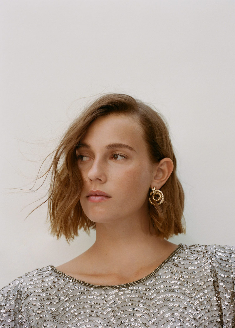 Mali Koopman featured in  the Mango Summery Fete lookbook for Summer 2019