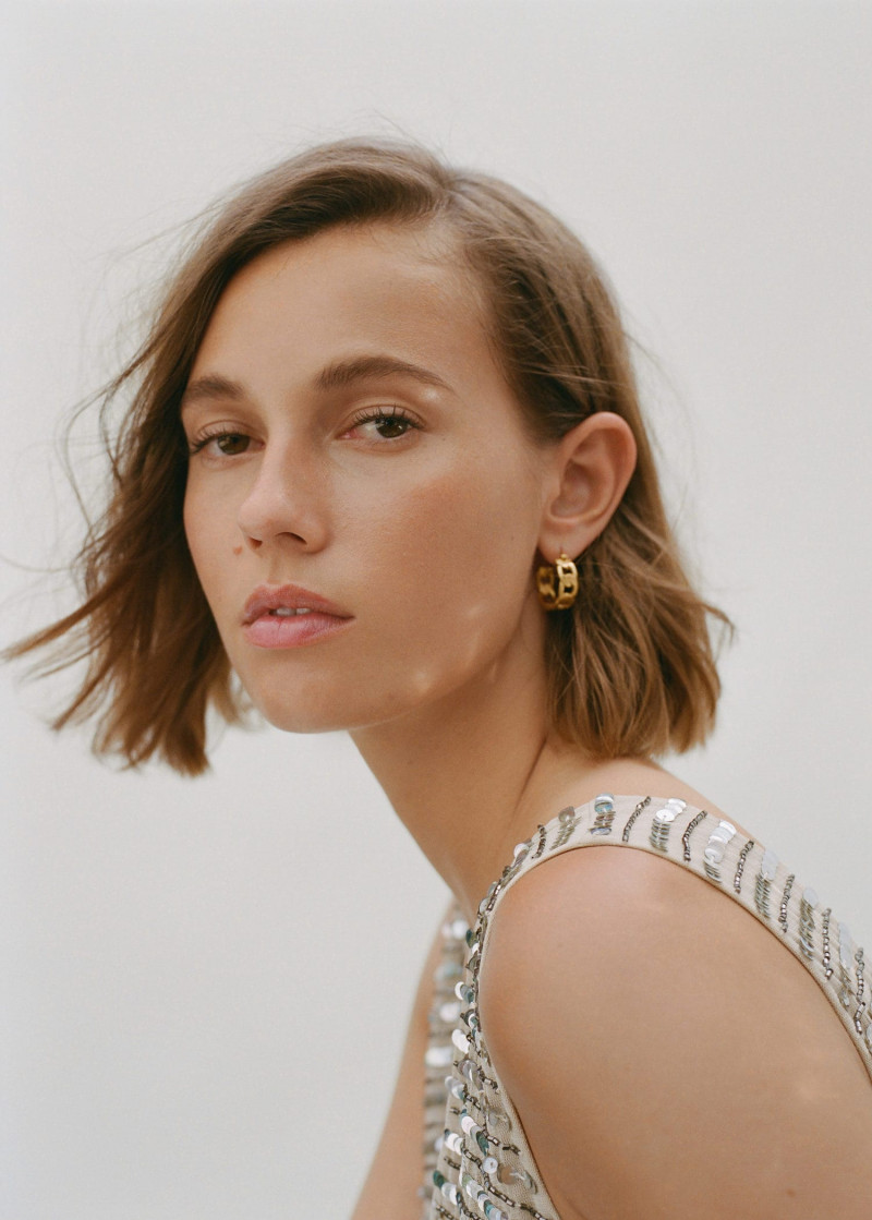 Mali Koopman featured in  the Mango Summery Fete lookbook for Summer 2019