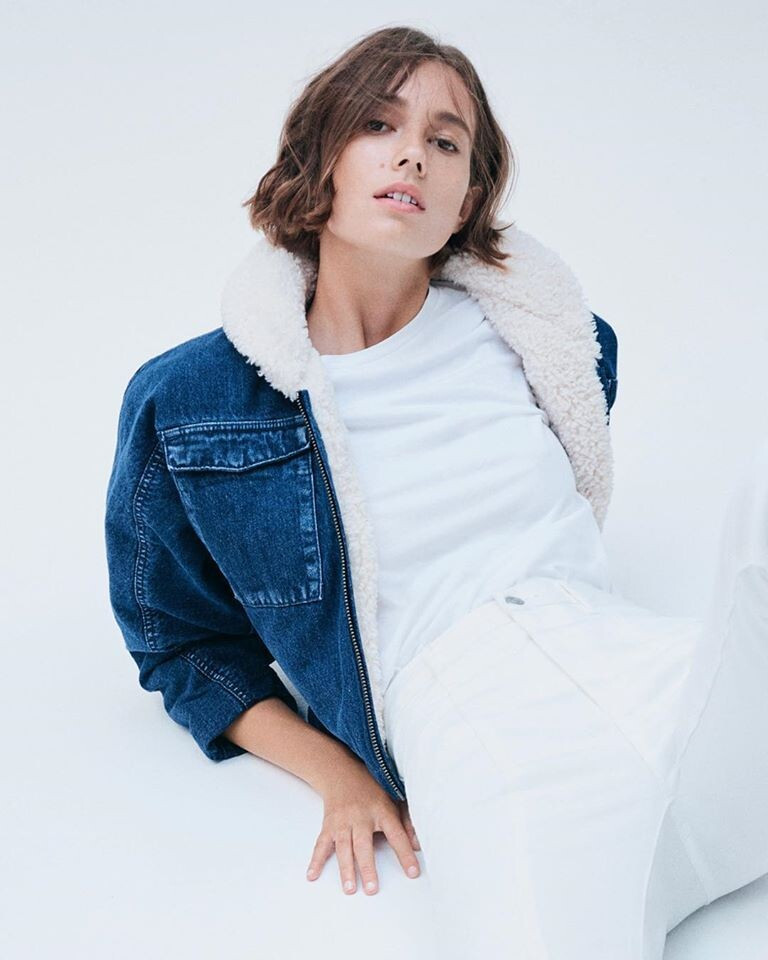 Mali Koopman featured in  the Country Road CR.Denim lookbook for Fall 2019