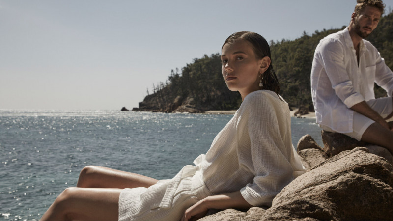 Mali Koopman featured in  the Country Road lookbook for Spring 2019