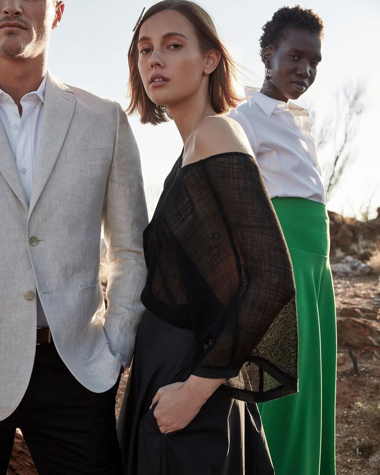 Mali Koopman featured in  the Country Road New Horizon lookbook for Summer 2019