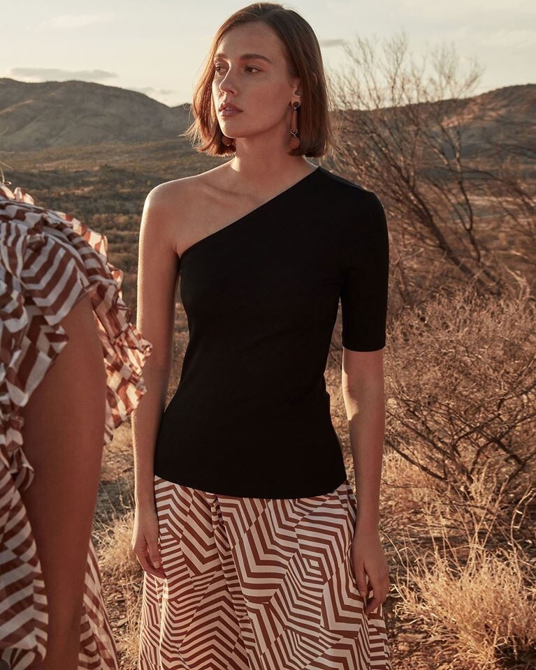 Mali Koopman featured in  the Country Road New Horizon lookbook for Summer 2019