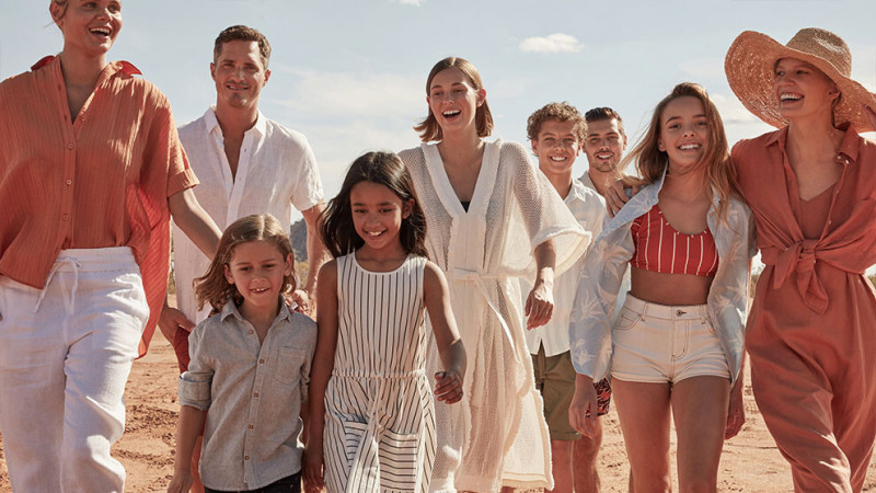 Mali Koopman featured in  the Country Road New Horizon lookbook for Summer 2019