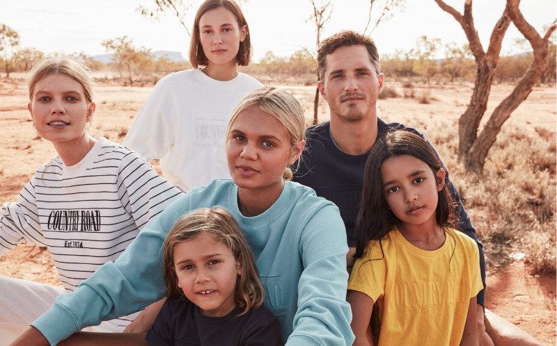 Mali Koopman featured in  the Country Road New Horizon lookbook for Summer 2019