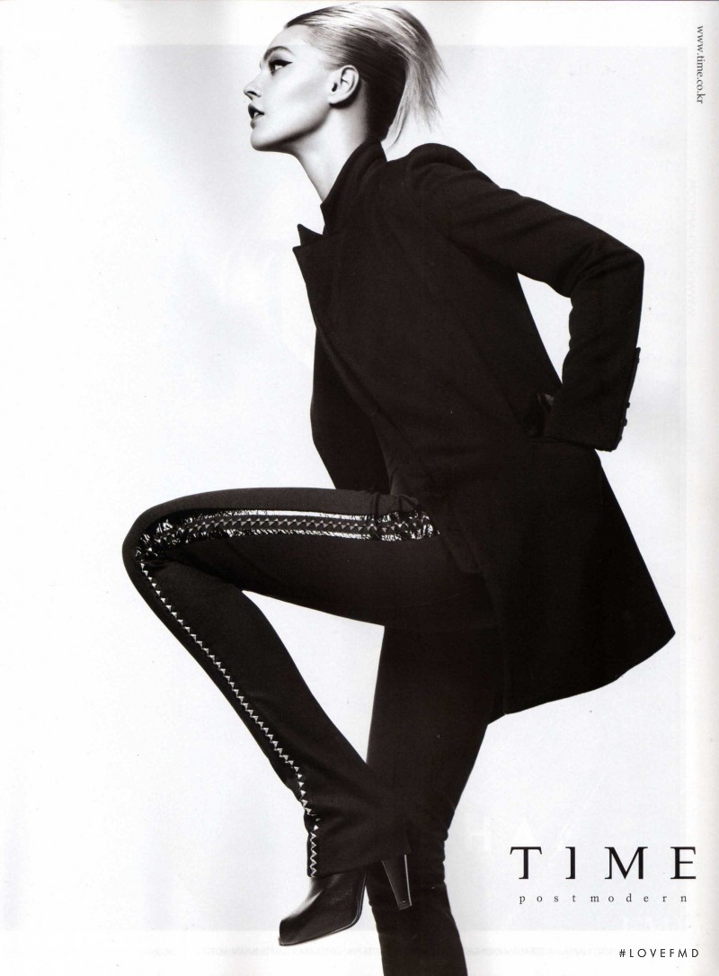 Sasha Pivovarova featured in  the Time advertisement for Autumn/Winter 2008