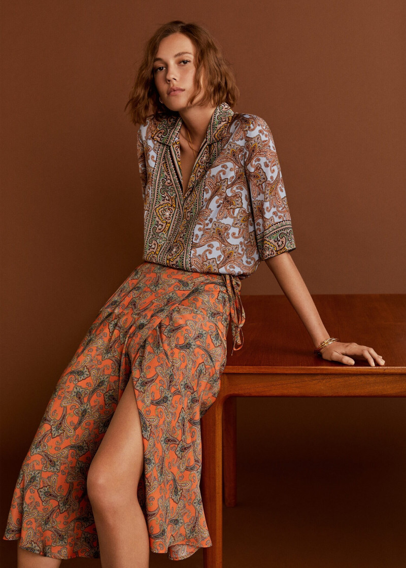 Mali Koopman featured in  the Mango lookbook for Spring 2019