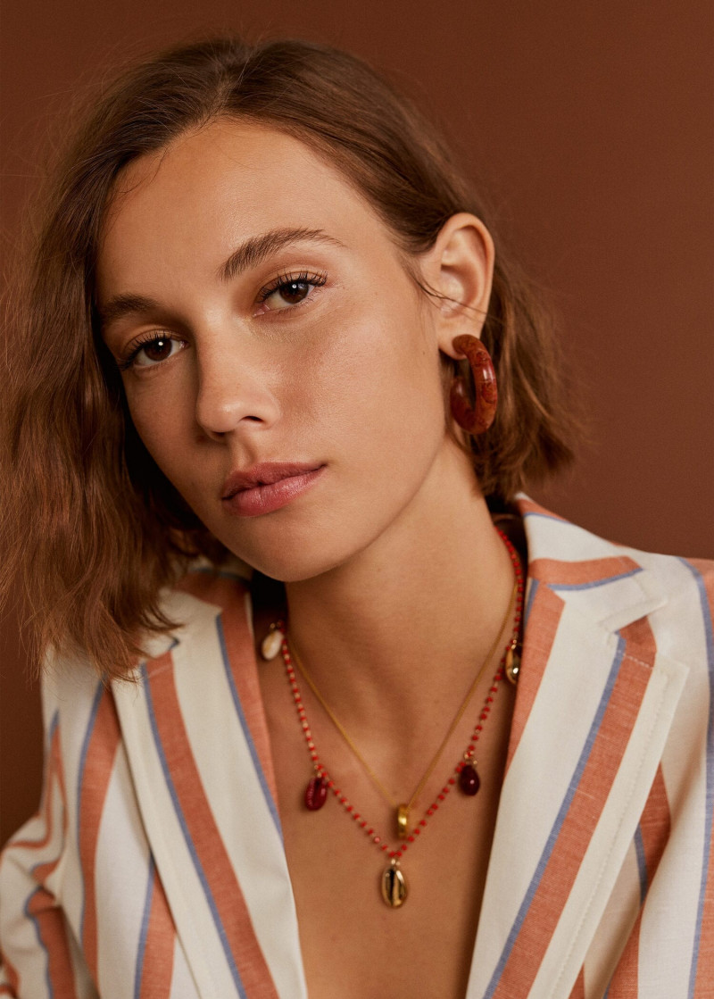 Mali Koopman featured in  the Mango lookbook for Spring 2019