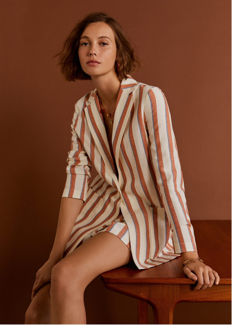 Mali Koopman featured in  the Mango lookbook for Spring 2019