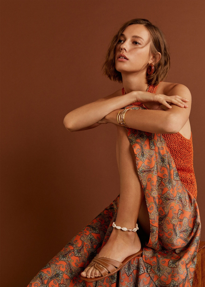 Mali Koopman featured in  the Mango lookbook for Spring 2019