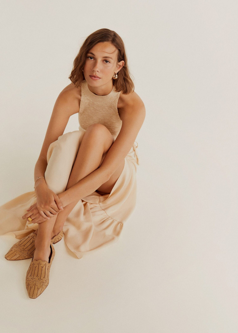 Mali Koopman featured in  the Mango lookbook for Spring 2019