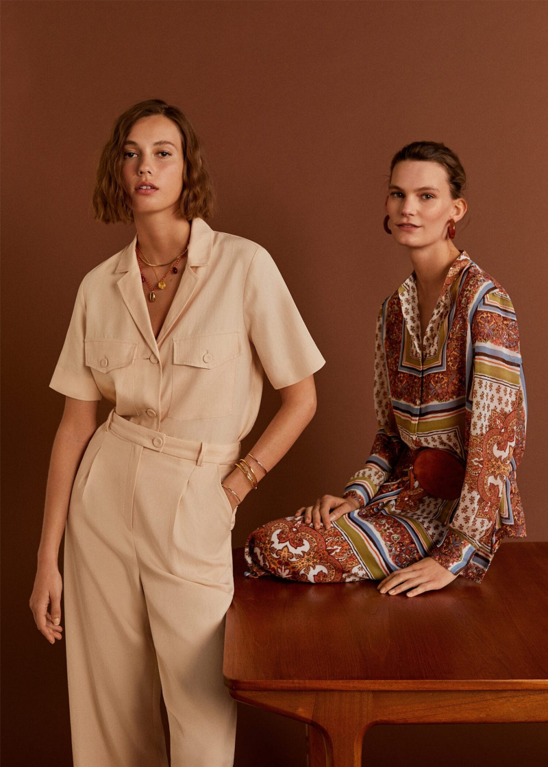 Mali Koopman featured in  the Mango lookbook for Spring 2019