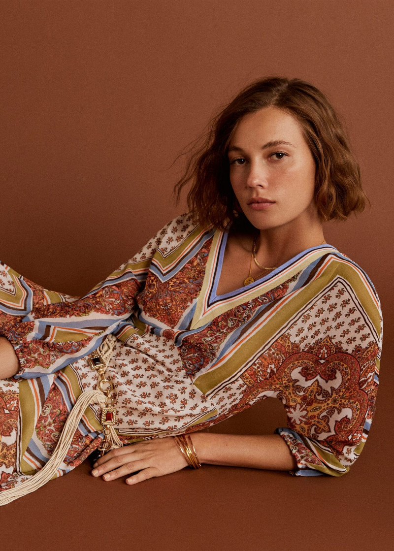 Mali Koopman featured in  the Mango lookbook for Spring 2019