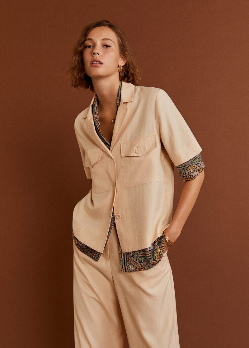 Mali Koopman featured in  the Mango lookbook for Spring 2019