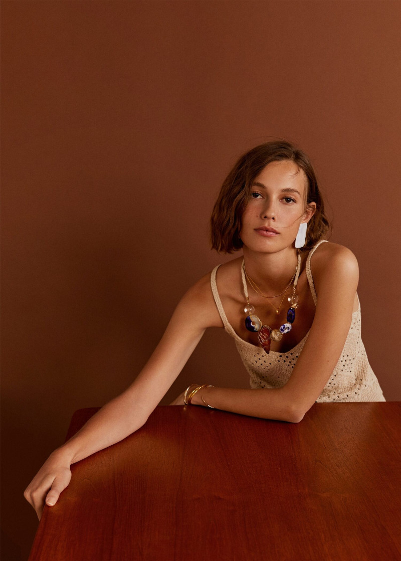 Mali Koopman featured in  the Mango lookbook for Spring 2019