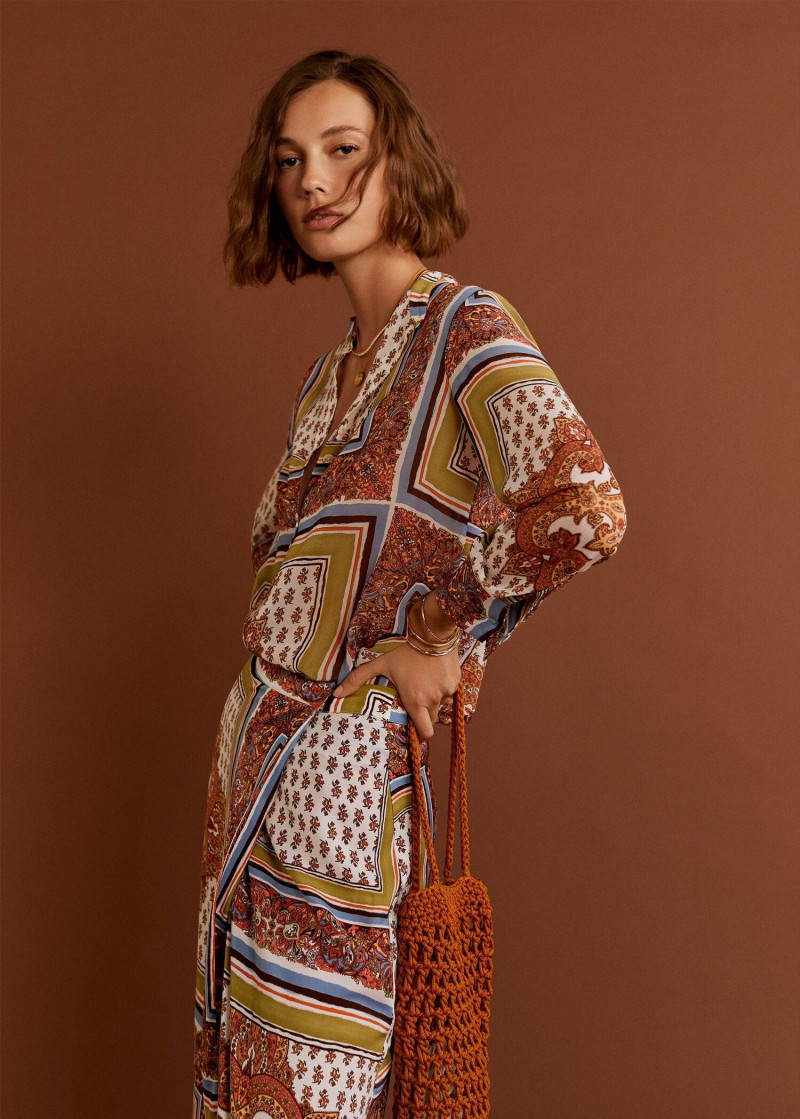 Mali Koopman featured in  the Mango lookbook for Spring 2019