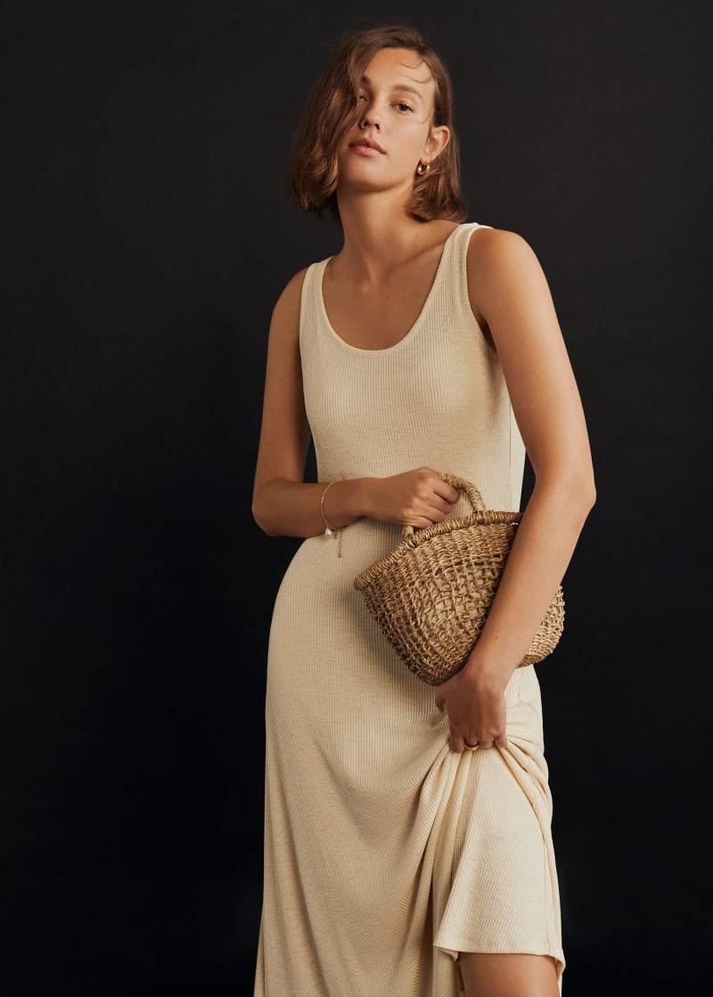 Mali Koopman featured in  the Mango lookbook for Spring 2019