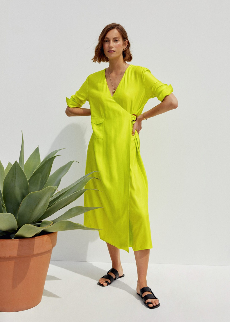 Mali Koopman featured in  the Mango New Now lookbook for Spring/Summer 2019