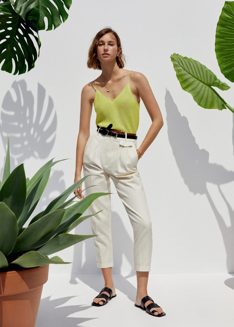 Mali Koopman featured in  the Mango New Now lookbook for Spring/Summer 2019