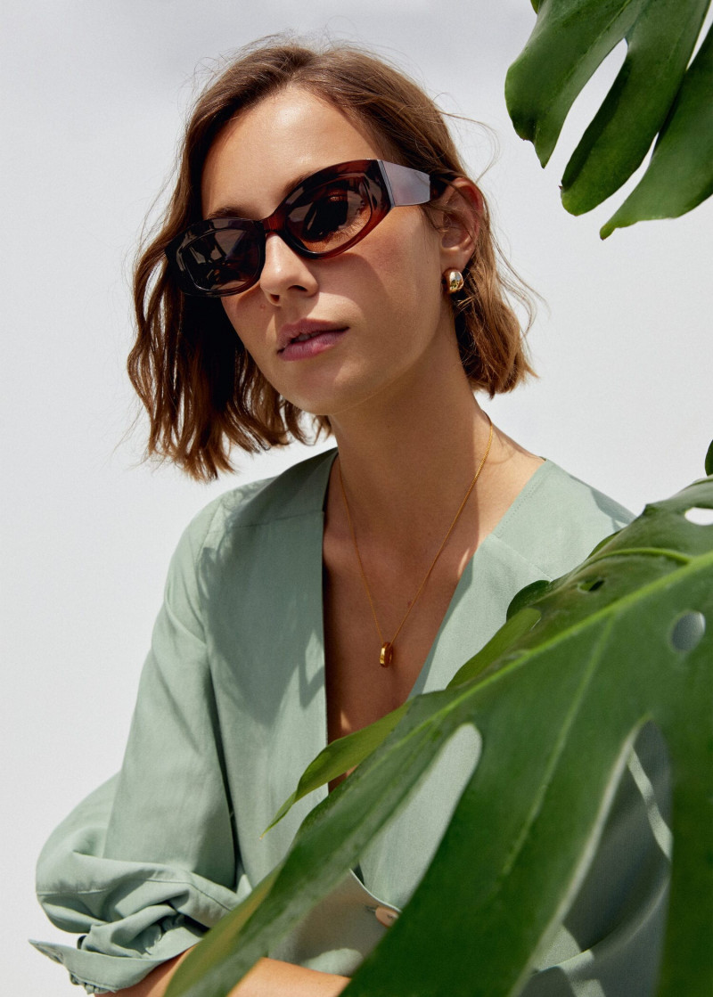 Mali Koopman featured in  the Mango New Now lookbook for Spring/Summer 2019