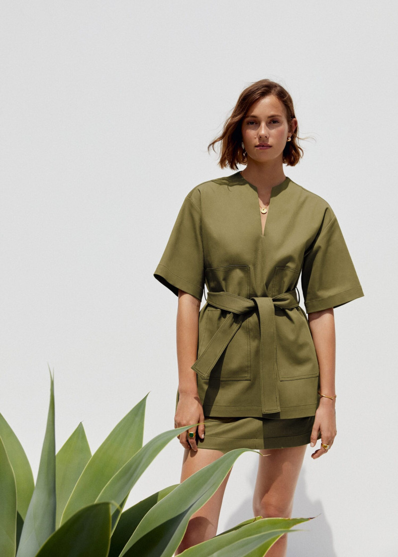 Mali Koopman featured in  the Mango New Now lookbook for Spring/Summer 2019