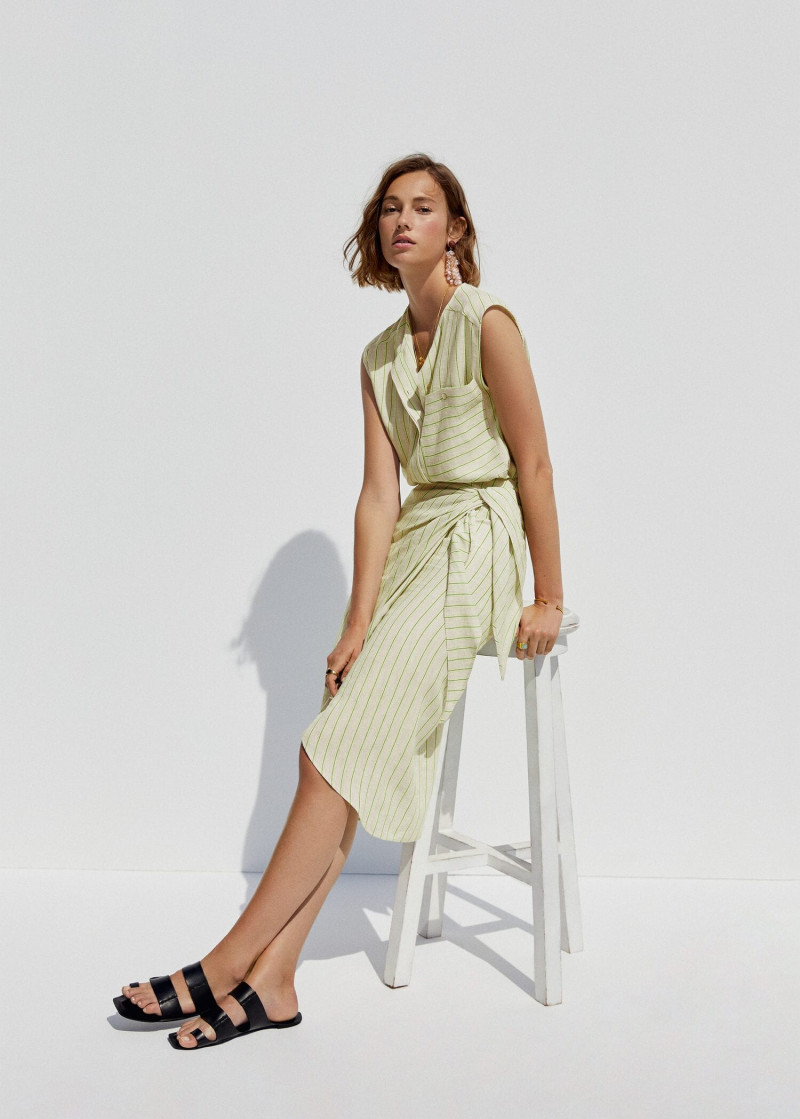 Mali Koopman featured in  the Mango New Now lookbook for Spring/Summer 2019