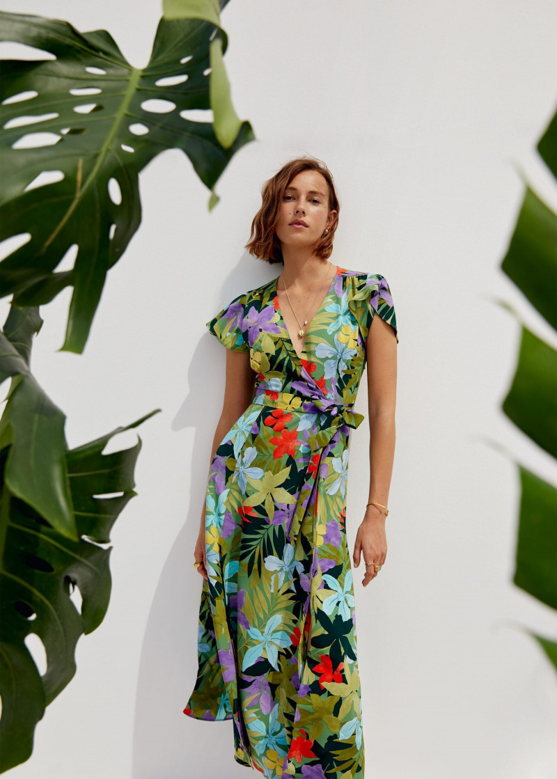 Mali Koopman featured in  the Mango New Now lookbook for Spring/Summer 2019