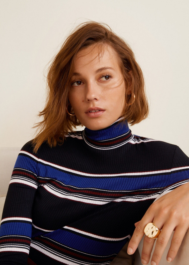 Mali Koopman featured in  the Mango catalogue for Autumn/Winter 2020