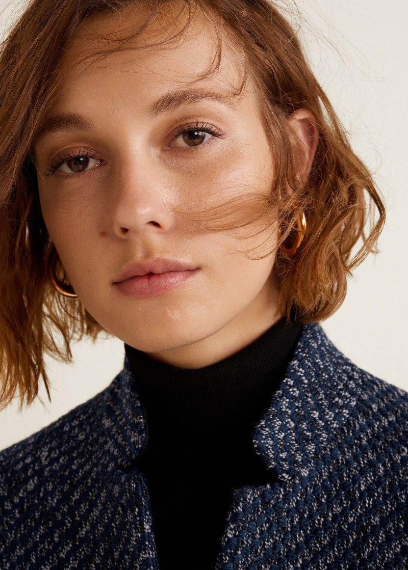 Mali Koopman featured in  the Mango catalogue for Autumn/Winter 2020