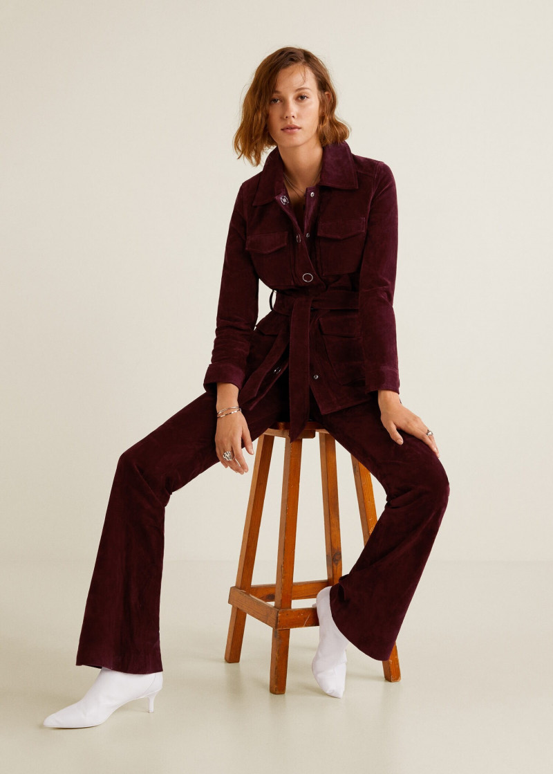 Mali Koopman featured in  the Mango catalogue for Autumn/Winter 2020