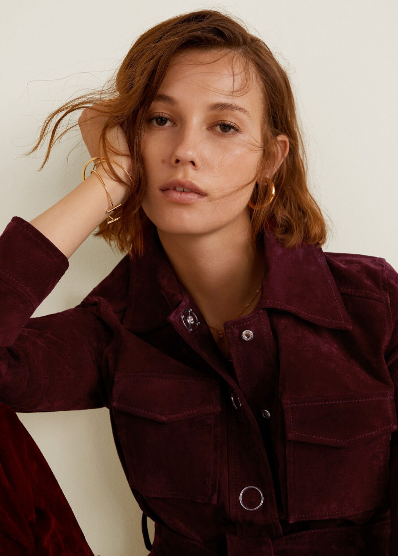 Mali Koopman featured in  the Mango catalogue for Autumn/Winter 2020