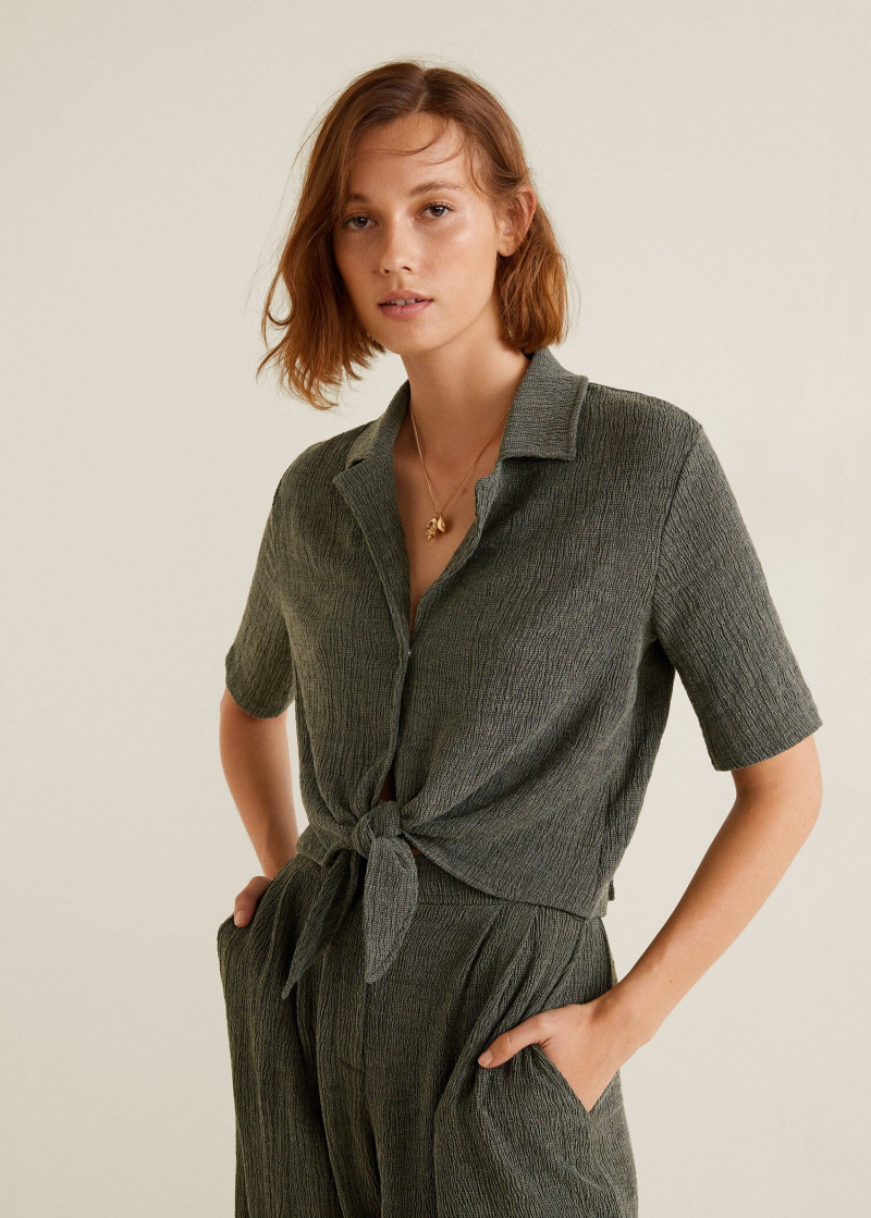 Mali Koopman featured in  the Mango catalogue for Autumn/Winter 2020