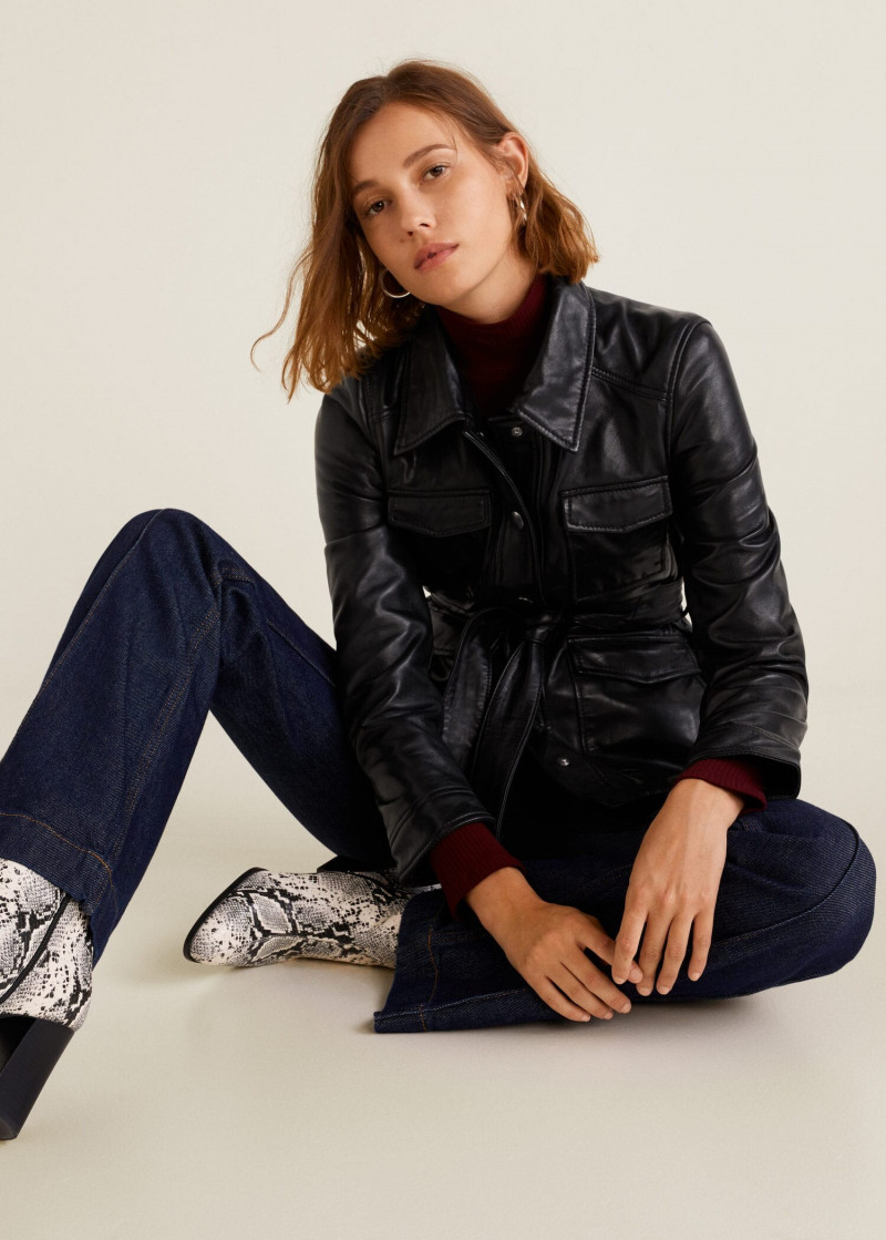 Mali Koopman featured in  the Mango catalogue for Autumn/Winter 2020