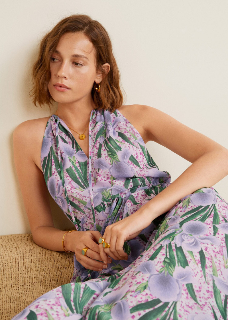 Mali Koopman featured in  the Mango catalogue for Autumn/Winter 2020