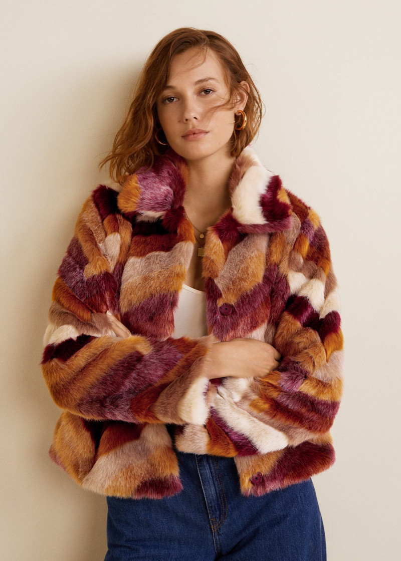 Mali Koopman featured in  the Mango catalogue for Autumn/Winter 2020