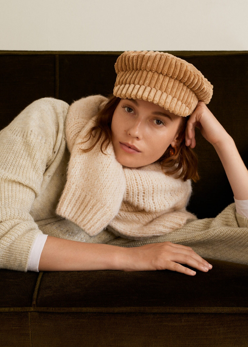 Mali Koopman featured in  the Mango catalogue for Autumn/Winter 2020