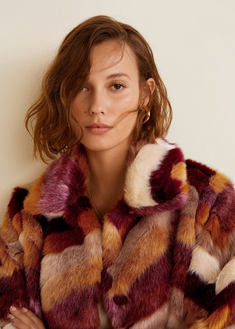 Mali Koopman featured in  the Mango catalogue for Autumn/Winter 2020