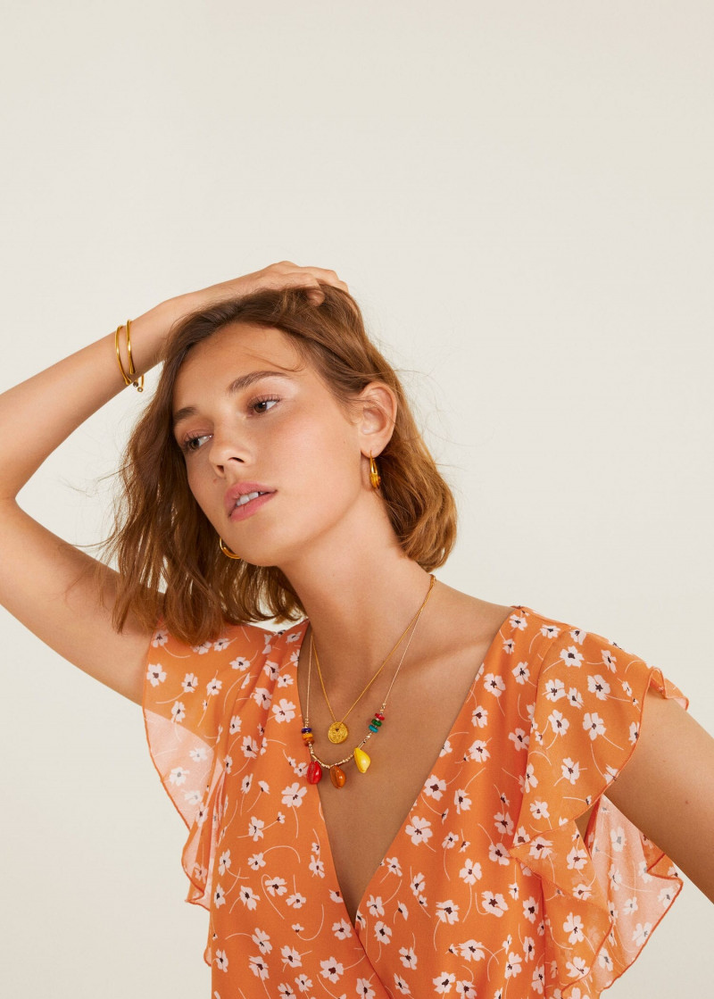 Mali Koopman featured in  the Mango catalogue for Autumn/Winter 2020