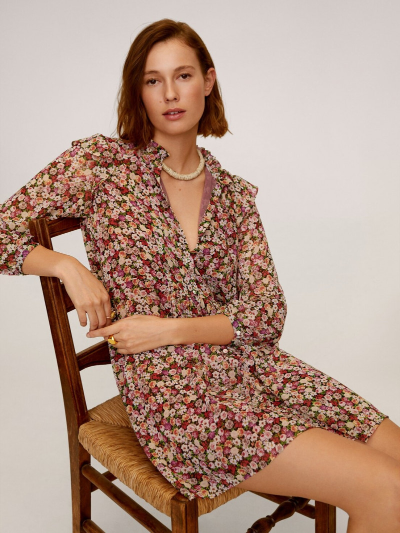 Mali Koopman featured in  the Mango catalogue for Autumn/Winter 2020