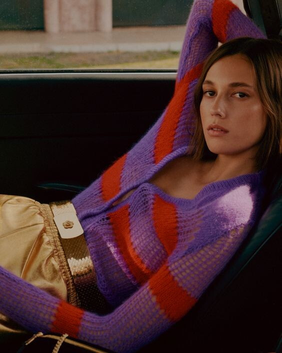 Mali Koopman featured in  the mytheresa.com lookbook for Pre-Fall 2019