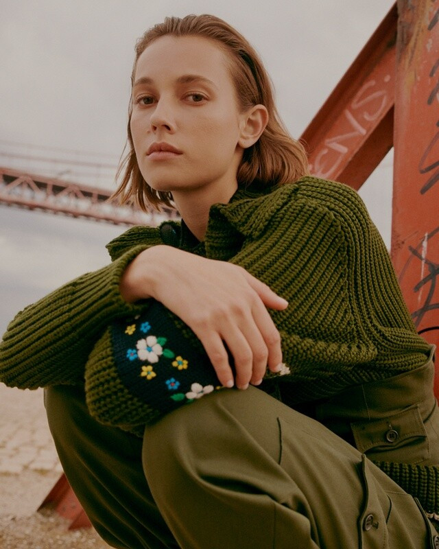 Mali Koopman featured in  the mytheresa.com lookbook for Pre-Fall 2019